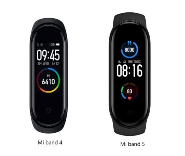 Mi band 4 vs Mi band 5