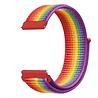 Strap-it® Strap-it Garmin Vivoactive 4 nylon band - 45mm - regenboog Strap-it® Strap-it Garmin Vivoactive 4 nylon band - 45mm - regenboog
