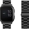 Strap-it Garmin Venu SQ stalen bandje rvs - bandbreedte 20mm - zwart Strap-it Garmin Venu SQ stalen bandje rvs - bandbreedte 20mm - zwart