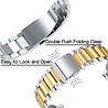 Strap-it Garmin Venu SQ stalen band - bandbreedte 20mm - zilver/goud Strap-it Garmin Venu SQ stalen band - bandbreedte 20mm - zilver/goud