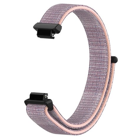 Strap-it® Strap-it Fitbit Inspire nylon bandje (roze)