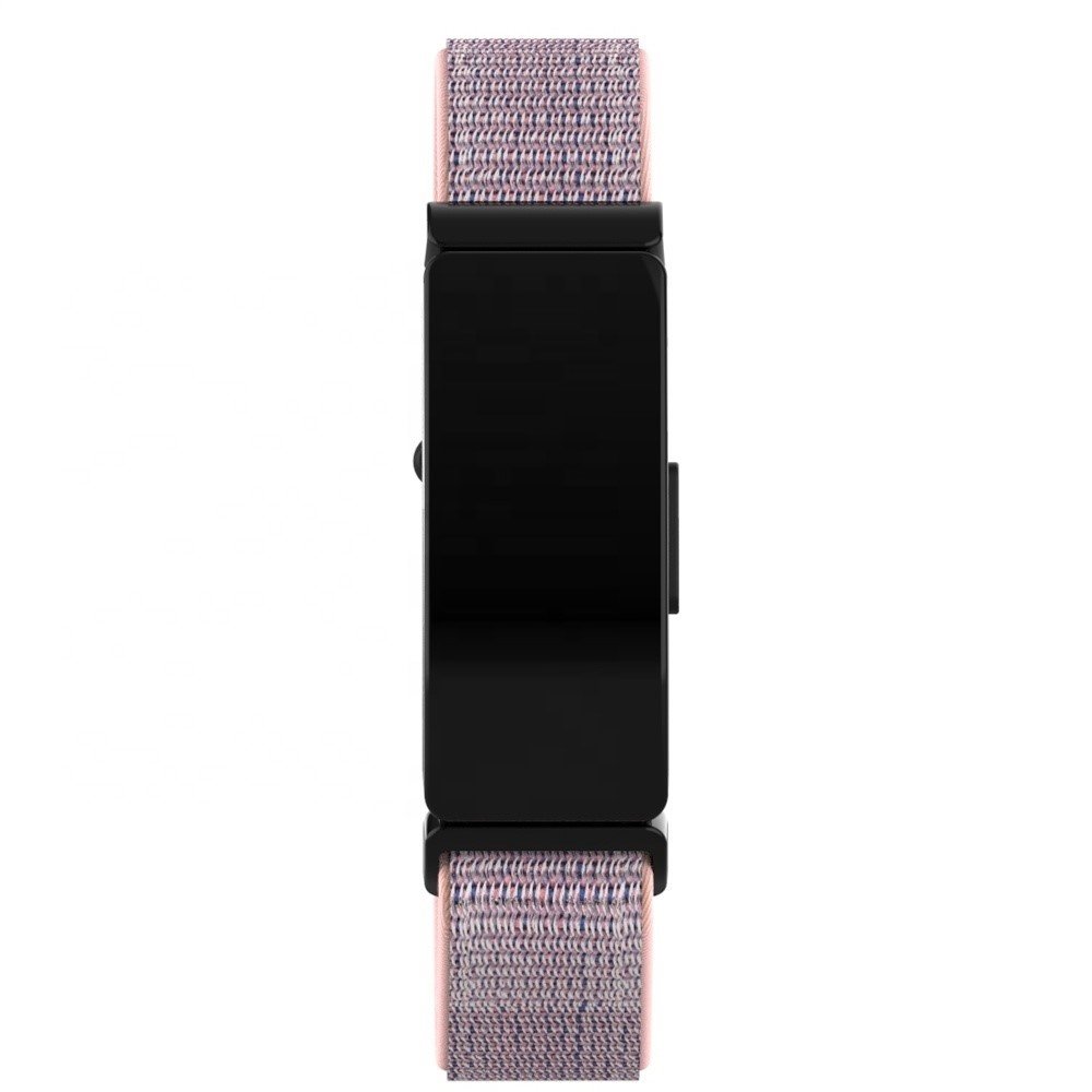 Strap-it® Strap-it Fitbit Inspire nylon bandje (roze)