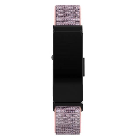 Strap-it® Strap-it Fitbit Inspire nylon bandje (roze)