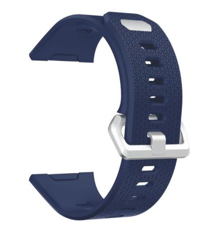Strap-it® Strap-it Fitbit Ionic siliconen bandje (donkerblauw)