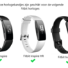 Strap-it® Strap-it Fitbit Inspire silicone band (grijs) Strap-it® Strap-it Fitbit Inspire silicone band (grijs)
