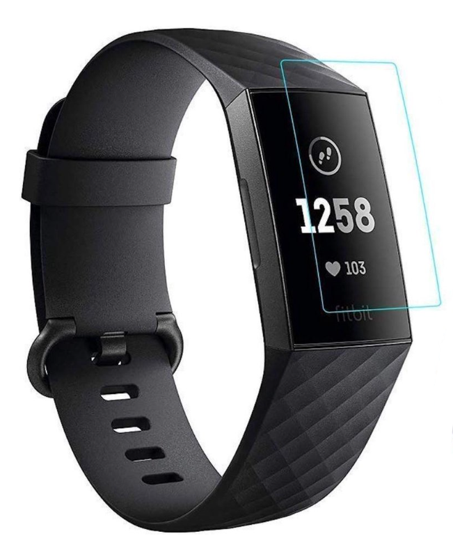 Fitbit Charge 4 screen protector plastic folie - Smartwatchbanden.nl
