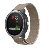 Strap-it® Garmin Vivoactive 3 Milanese band (champagne)
