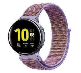 Strap-it® Samsung Galaxy Watch Active nylon band (lila)