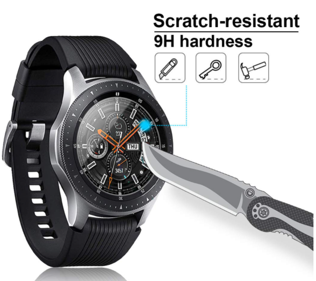 Samsung Galaxy Watch screen protector 46mm (tempered glass
