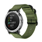 Strap-it® Strap-it Garmin Vivoactive 3 nylon gesp band (groen)