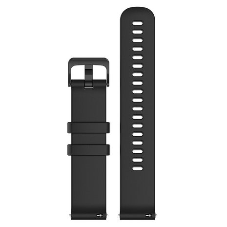 Strap-it® Strap-it Garmin Venu 2s siliconen bandje - 40mm - zwart