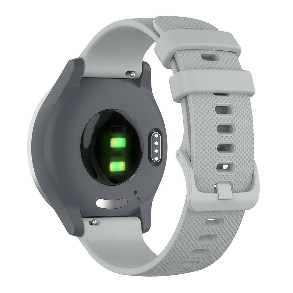 Strap-it® Strap-it Garmin Venu 2s siliconen bandje - 40mm - grijs