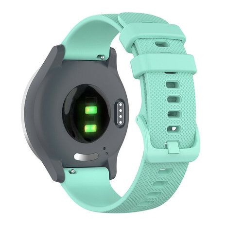 Strap-it® Strap-it Garmin Venu 2s siliconen bandje - 40mm - aqua