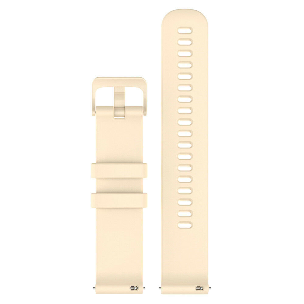 Strap-it® Strap-it Garmin Venu 2s siliconen bandje - 40mm - beige