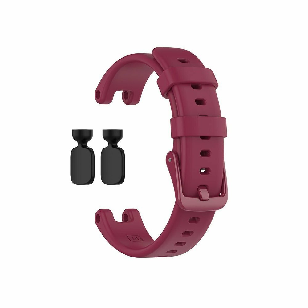 Strap-it® Strap-it Garmin Lily siliconen bandje (wijnrood)