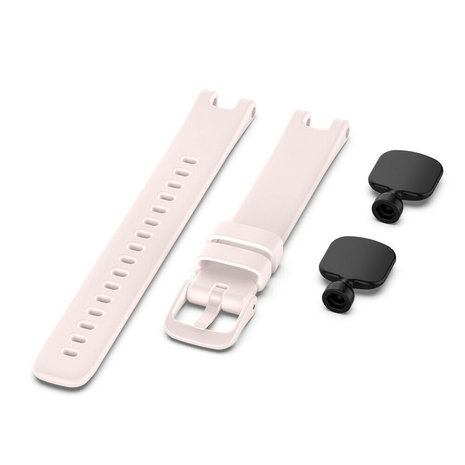 Strap-it® Strap-it Garmin Lily siliconen bandje (lichtroze)