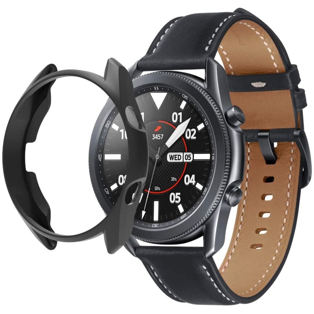 Samsung Galaxy Watch 3 TPU beschermhoes 45mm (zwart) Samsung Galaxy Watch 3 TPU beschermhoes 45mm (zwart)