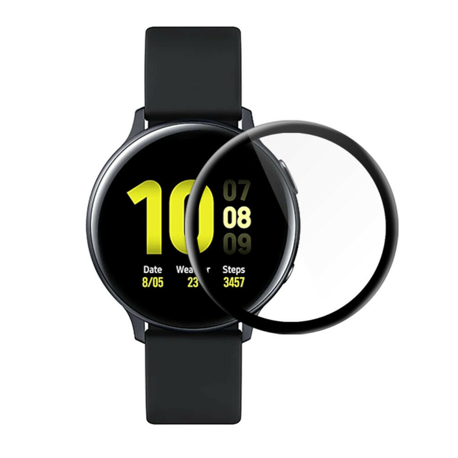 Strap it Strap it Samsung Galaxy Watch Active 2 44mm full cover screenprotector