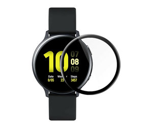 Samsung Galaxy Watch Active 2 44mm full cover screenprotector Smartwatchbanden