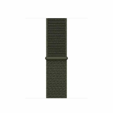 Strap-it® Strap-it Apple Watch nylon band (donkergroen)