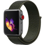 Strap-it® Apple Watch nylon band (donkergroen)