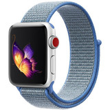 Strap-it® Apple Watch nylon bandje (blauw)