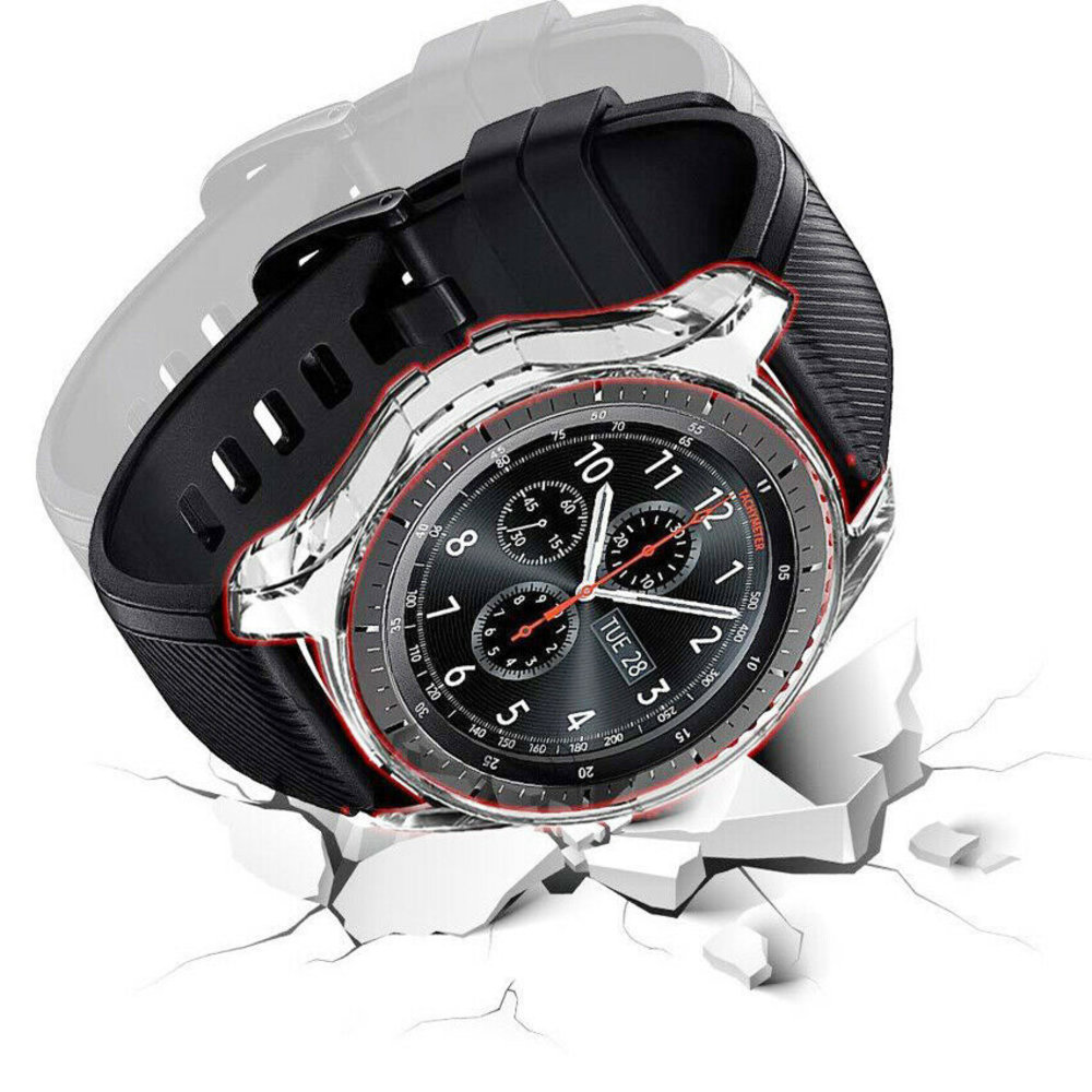 vernieuwen Ga door met de klok mee Samsung Gear S3 Classic & Frontier TPU beschermhoes (transparant) -  Smartwatchbanden.nl