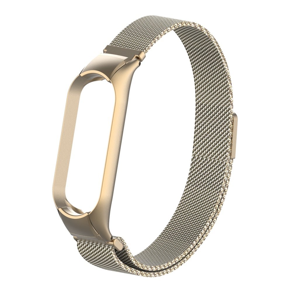 Strap-it® Strap-it Xiaomi Mi Band 5 / 6 Milanese band (retro goud)