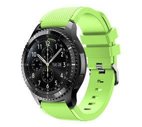 Strap-it® Samsung Galaxy Watch siliconen bandje 46mm (lichtgroen)