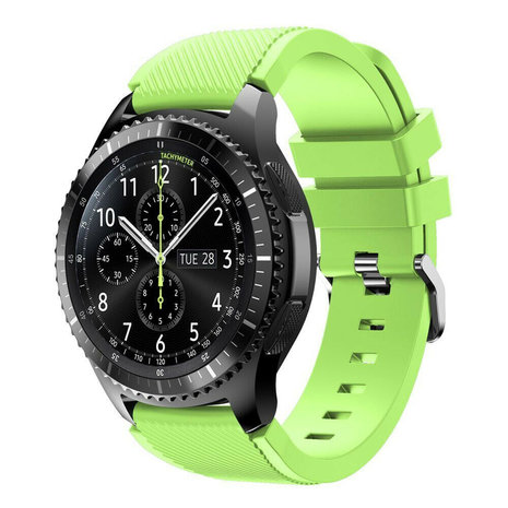 Strap-it® Strap-it Samsung Galaxy Watch siliconen bandje 46mm (lichtgroen)