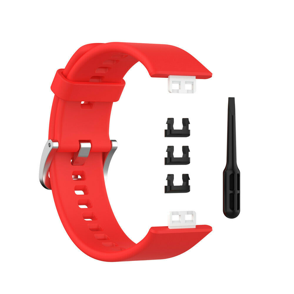 Strap-it® Strap-it Huawei Watch Fit siliconen bandje (rood)