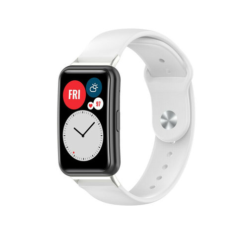Huawei Watch Fit sport bandje (wit) - Smartwatchbanden.nl
