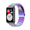 Strap-it® Strap-it Huawei Watch Fit stalen band (regenboog) Strap-it® Strap-it Huawei Watch Fit stalen band (regenboog)