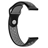 Strap-it® Strap-it Horlogeband 22mm sport universeel (zwart/grijs) Strap-it® Strap-it Horlogeband 22mm sport universeel (zwart/grijs)