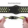 Strap-it® Strap-it Horlogeband 22mm sport universeel (zwart/geel) Strap-it® Strap-it Horlogeband 22mm sport universeel (zwart/geel)