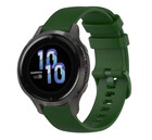 Strap-it® Strap-it Garmin Venu 2s siliconen bandje - 40mm - legergroen