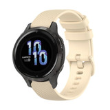 Strap-it® Garmin Venu 2s siliconen bandje - 40mm - beige