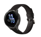 Strap-it® Strap-it Garmin Venu 2s leren band - 40mm - zwart