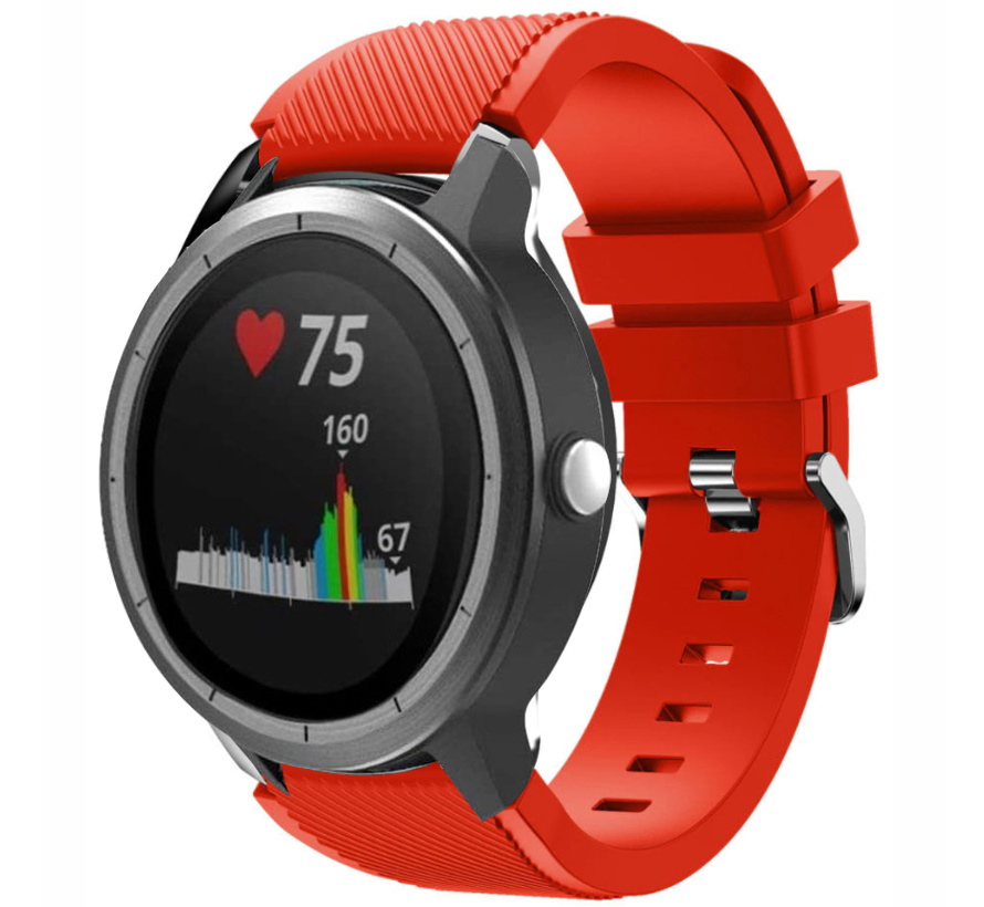 TPU transparent strap for Samsung Gear S2 Classic / Huawei Watch 2 / Garmin Vivoactive  3, Clear Rose Clear || Pink | Smartwatch accessories \\ Garmin \\ Strapes