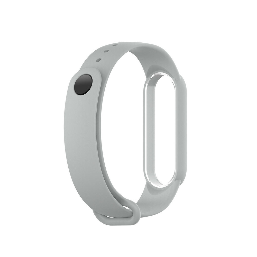 Strap-it® Strap-it Xiaomi Mi Band 5 siliconen bandje (grijs)