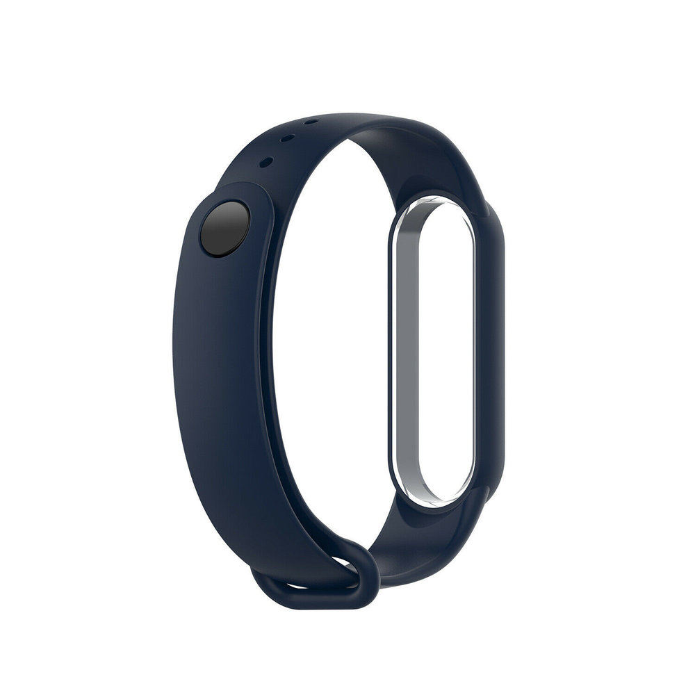 Strap-it® Strap-it Xiaomi Mi Band 6 siliconen bandje (donkerblauw)
