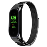 Strap-it® Xiaomi Mi Band 6 Milanese band (zwart)