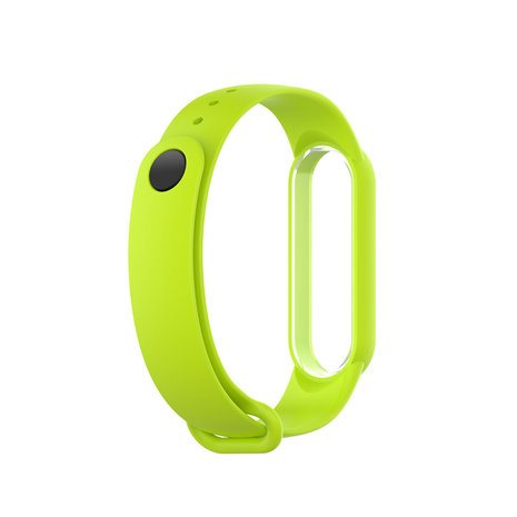 Strap-it® Strap-it Xiaomi Mi Band 6 siliconen bandje (lime)