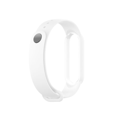 Strap-it® Strap-it Xiaomi Mi Band 6 siliconen bandje (wit)