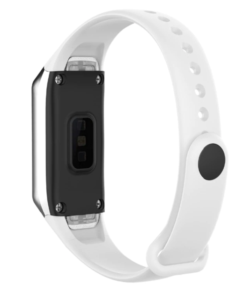 Strap-it® Strap-it Samsung Galaxy Fit siliconen bandje (wit)