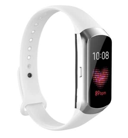 Strap-it® Strap-it Samsung Galaxy Fit siliconen bandje (wit)