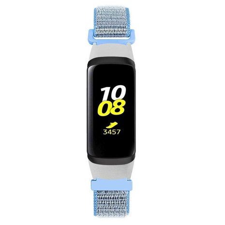 Strap-it® Strap-it Samsung Galaxy Fit nylon bandje (lichtblauw)