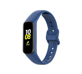 Strap-it® Samsung Galaxy Fit 2 siliconen bandje (donkerblauw)