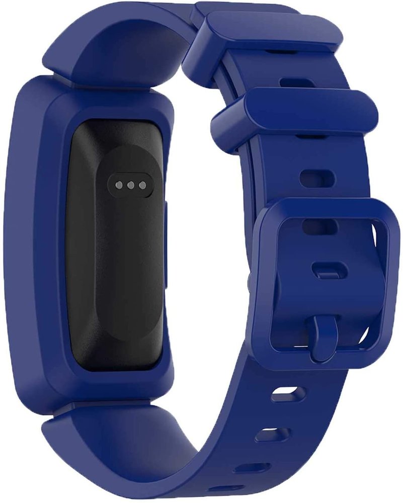 Fitbit Ace 2 siliconen bandje (donkerblauw) Smartwatchbanden.nl