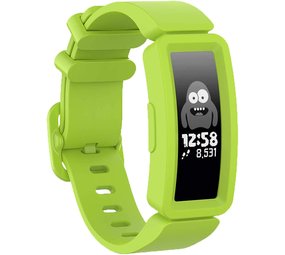 Strap-it® Fitbit Ace 2 siliconen bandje (lichtgroen)